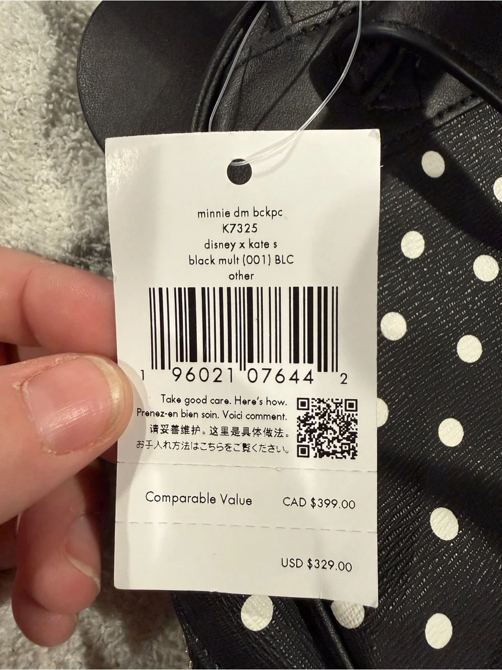 Kate Spade Minnie Mouse Dome mini backpack